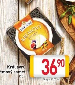 Král sýrů Krémový samet 125 g