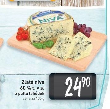 Zlatá niva 60 % t. v s. z pultu lahůdek
