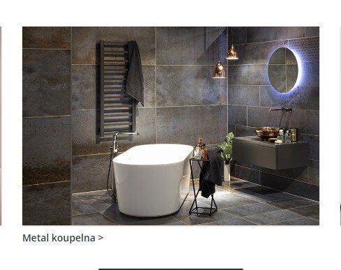 Metal koupelna