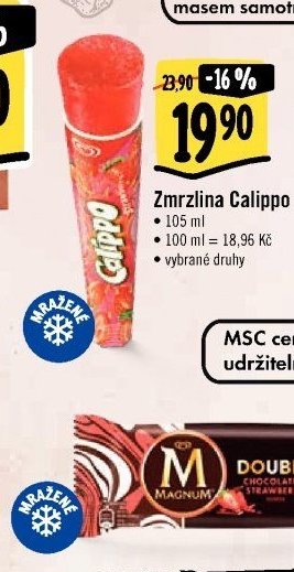 Zmrzlina Calippo