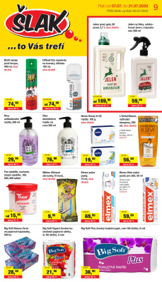 akční leták Šlak drogerie 7.7.2020-21.7.2020