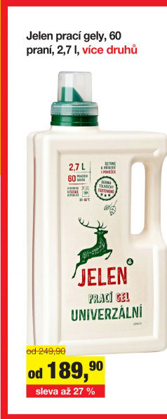 Prací gel Jelen