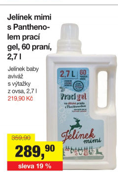 Prací gel Jelínek mimi Jelen