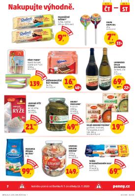 akční leták Penny Market 9.7.2020-15.7.2020