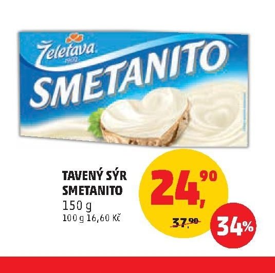Tavený sýr Smetanito