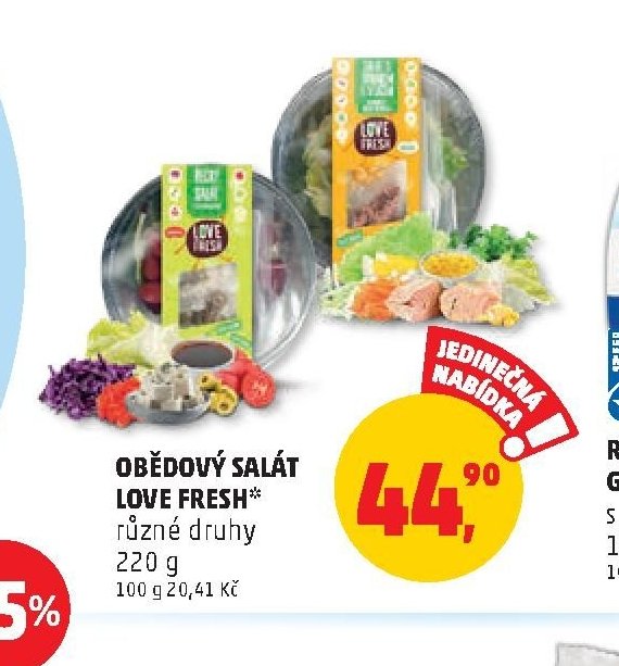 Obědový salát Love Fresh