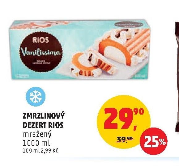 Zmrzlinový dezert Rios
