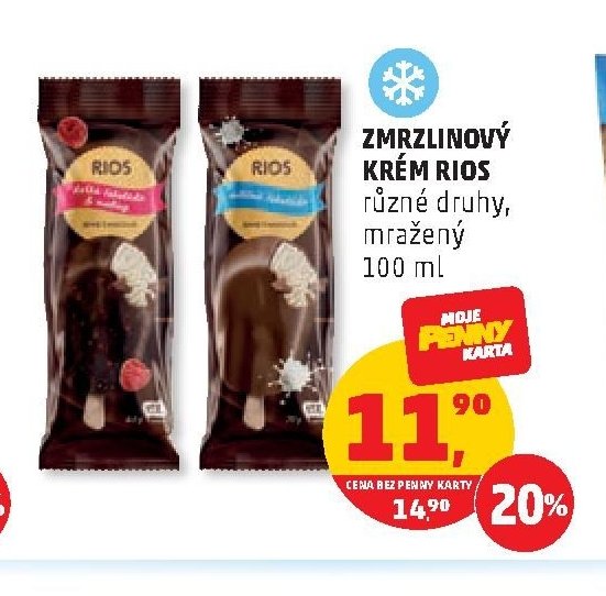 Zmrzlinový krém Rios