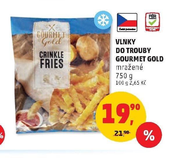 Vlnky do trouby Gourmet Gold