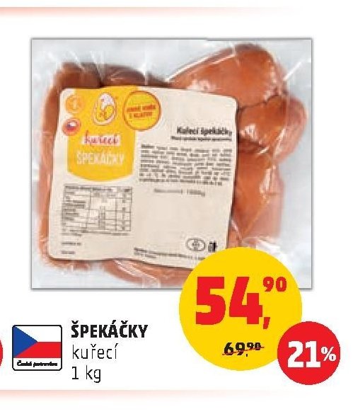 Špekáčky kuřecí