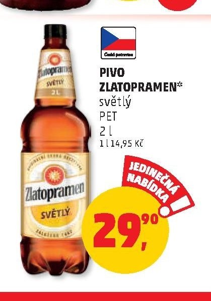 PIVO ZLATOPRAMEN* světlý