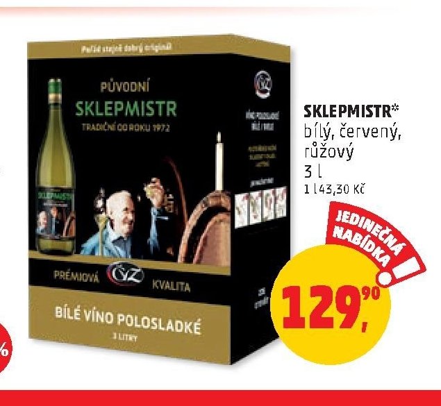 SKLEPMISTR* bílý, červený, růžový