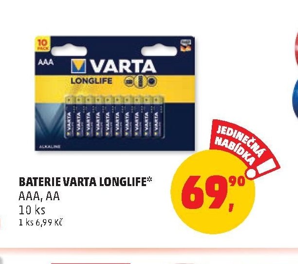 BATERIE VARTA LONGLIFE*