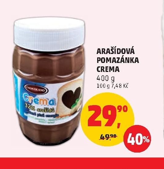 ARAŠÍDOVÁ POMAZÁNKA CREMA