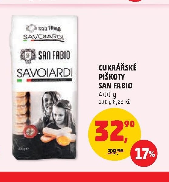 CUKRÁŘSKÉ PIŠKOTY SAN FABIO