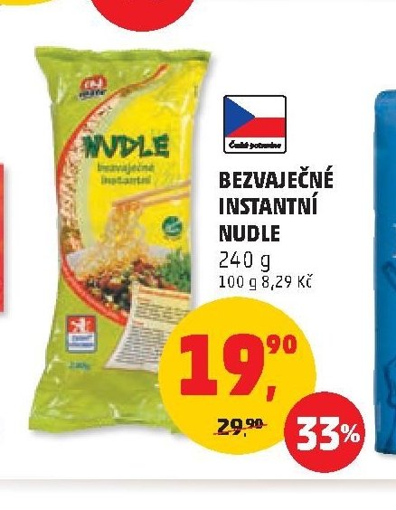 BEZVAJEČNÉ INSTANTNÍ NUDLE 240 g