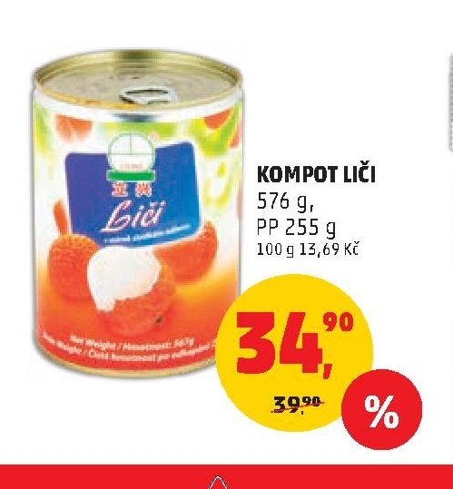 KOMPOT LIČI 576 g