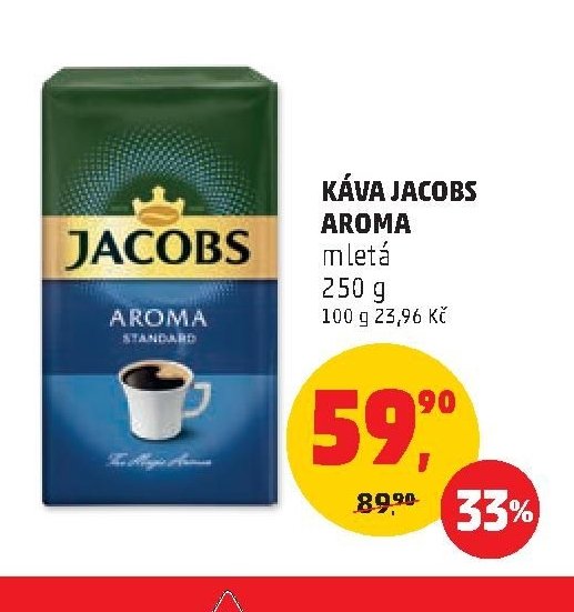 KÁVA JACOBS AROMA mletá 250 g