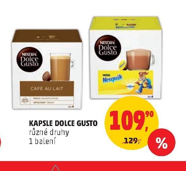 KAPSLE DOLCE GUSTO různé druhy 1 balení