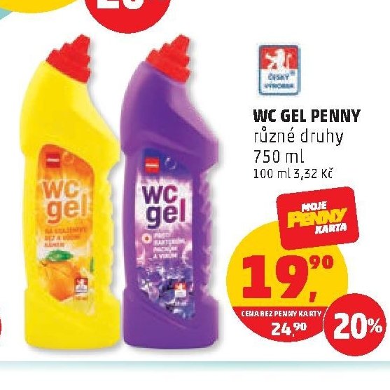 WC GEL PENNY 750 ml