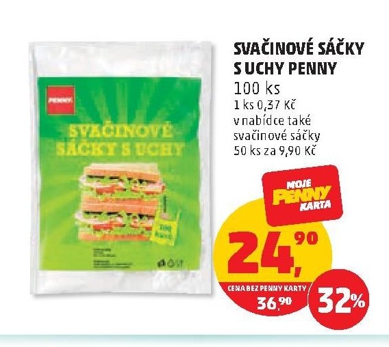 SVAČINOVÉ SÁČKY SUCHY PENNY