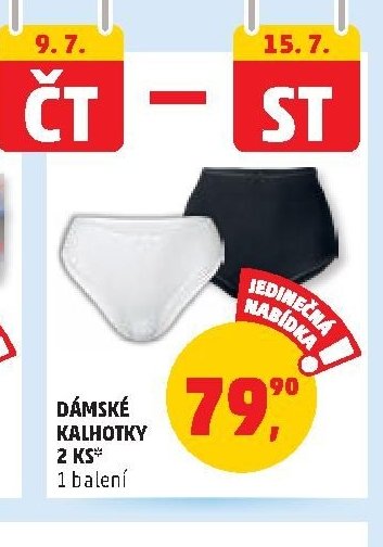 DÁMSKÉ KALHOTKY 2 KS