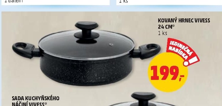 Kovaný hrnec Vivess 24 cm