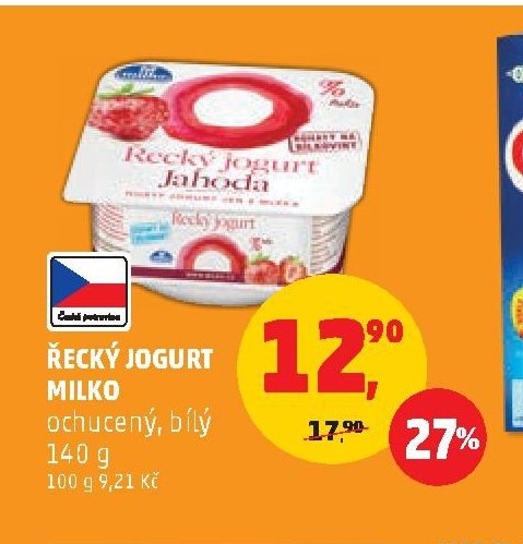 ŘECKÝ JOGURT MILKO