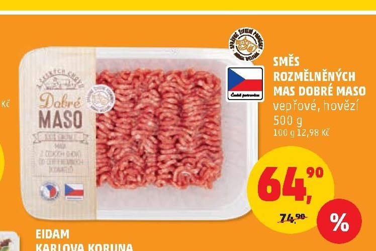 SMĚS ROZMĚLNĚNÝCH MAS DOBRÉ MASO