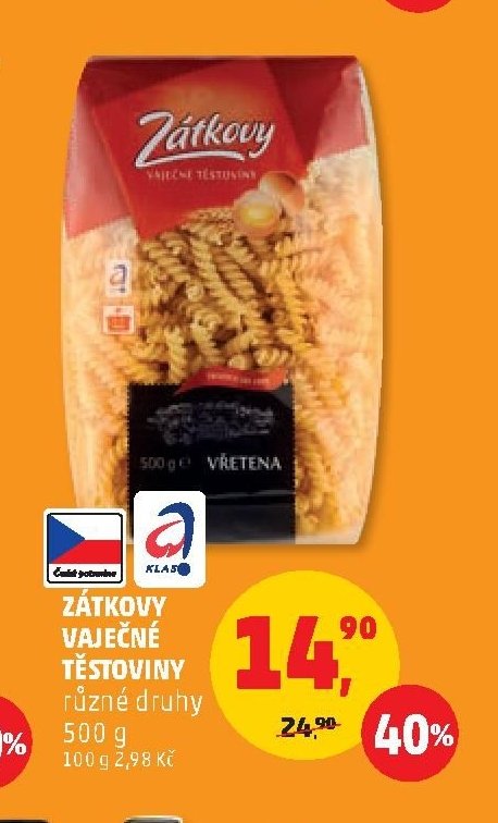 ZÁTKOVY VAJEČNÉ TĚSTOVINY
