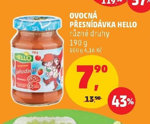 OVOCNÁ PŘESNÍDÁVKA HELLO