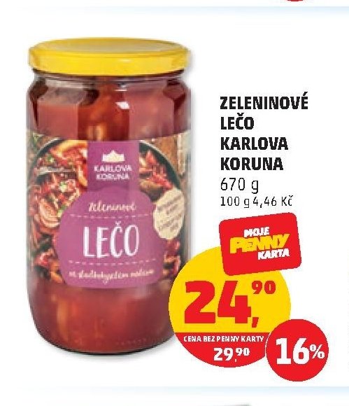 Zeleninové lečo Karlova Koruna