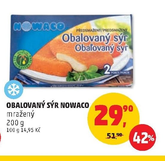 Obalovaný sýr Nowaco