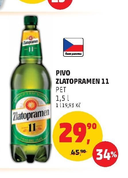 Pivo Zlatopramen 11