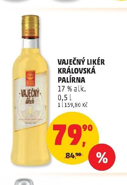 Vaječný likér Královská palírna