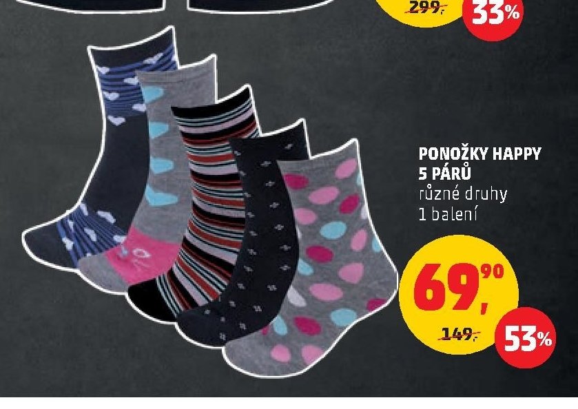 Ponožky Happy