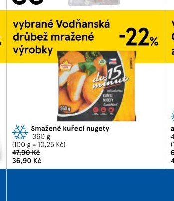 Smažené kuřecí nugety