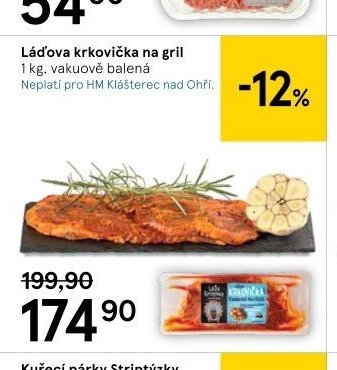 Láďova krkovička na gril