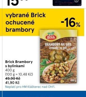 Brick Brambory s bylinkami