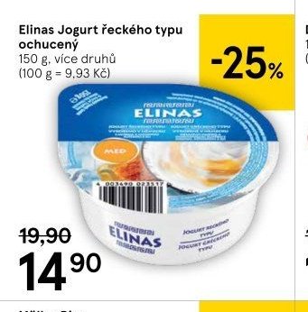 Elinas Jogurt řeckého typu ochucený