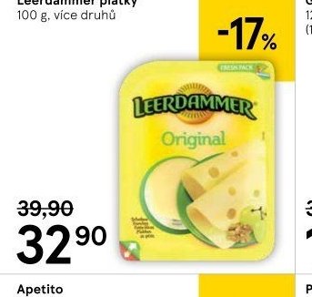 Leerdammer plátky