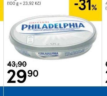 Philadelphia Smetanový sýr