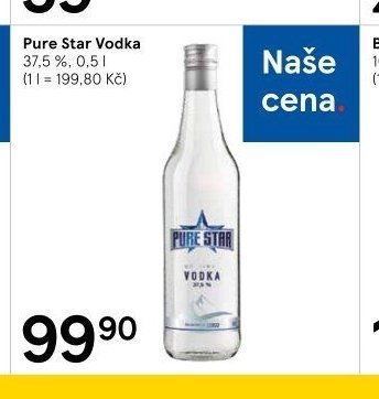 Pure Star Vodka 0,5 l