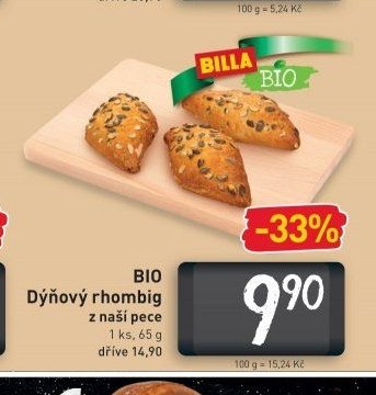 BIO Dýňový rhombig z naší pece