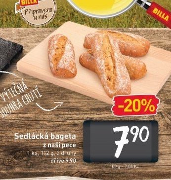 Sedlácká bageta z naší pece