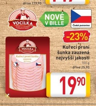Kuřecí prsní šunka zauzená nejvyšší jakosti