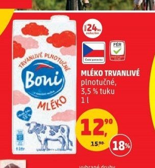 MLÉKO TRVANLIVÉ