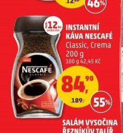 INSTANTNÍ KÁVA NESCAFÉ