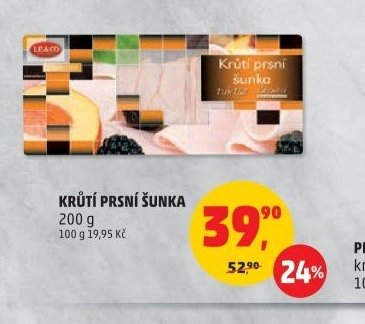 KRŮTÍ PRSNÍ ŠUNKA