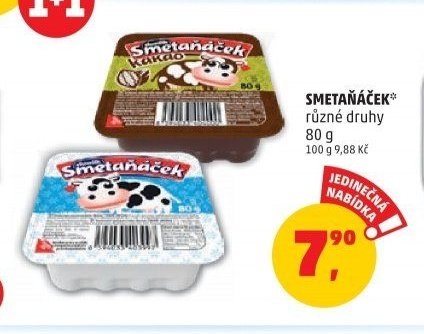 SMETAŇÁČEK různé druhy